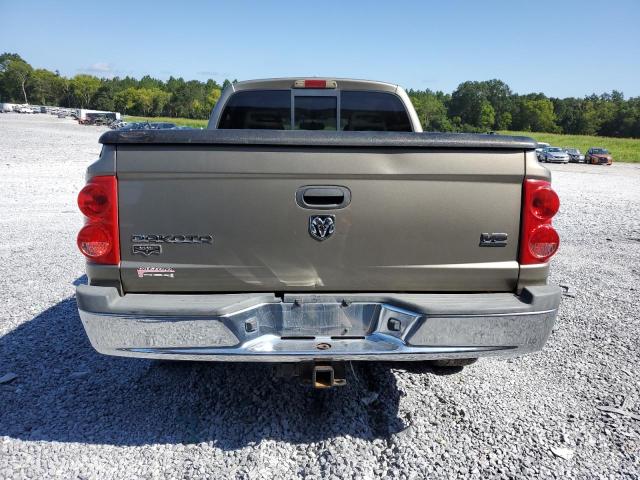 1D7HE58J56S519286 - 2006 DODGE DAKOTA QUAD LARAMIE BEIGE photo 6