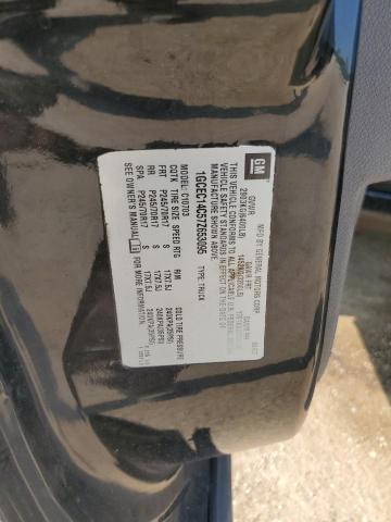 1GCEC14C57Z653095 - 2007 CHEVROLET SILVERADO C1500 黑色 照片 12