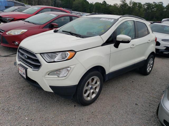 MAJ3S2GEXMC407631 - 2021 FORD ECOSPORT SE WHITE photo 1