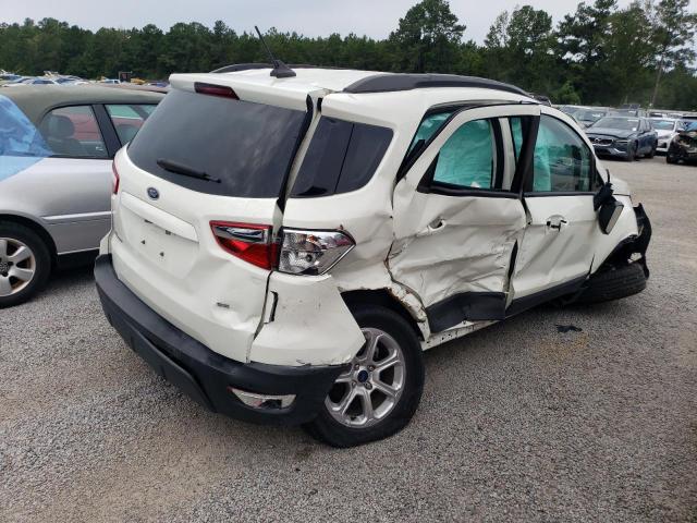 MAJ3S2GEXMC407631 - 2021 FORD ECOSPORT SE WHITE photo 3