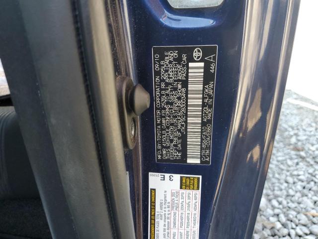 JTKJF5C72B3003498 - 2011 TOYOTA SCION TC ლურჯი ფოტო 12