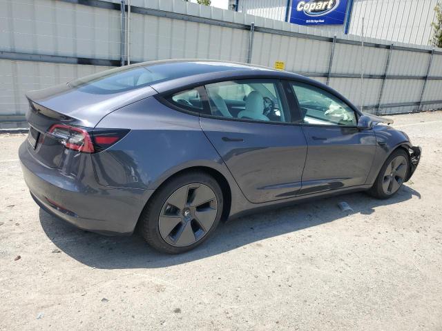 5YJ3E1EA0MF028815 - 2021 TESLA MODEL 3 GRAY photo 3