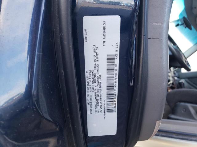 4S3BH675247643100 - 2004 SUBARU LEGACY OUTBACK AWP 蓝色 照片 13