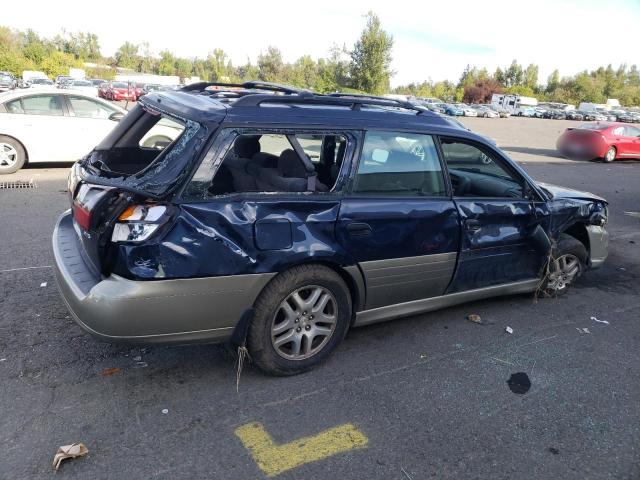 4S3BH675247643100 - 2004 SUBARU LEGACY OUTBACK AWP BLUE photo 3