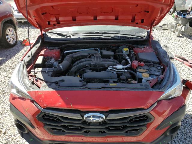 JF2GUADC4RH388251 - 2024 SUBARU CROSSTREK PREMIUM RED photo 11