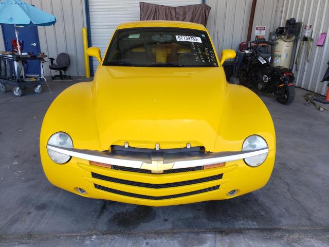 1GCES14P53B102478 - 2003 CHEVROLET SSR YELLOW photo 5