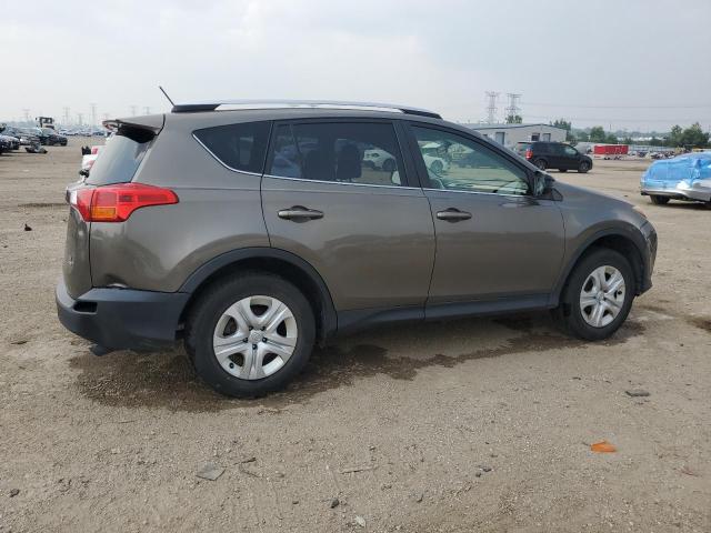 JTMBFREV2FD134395 - 2015 TOYOTA RAV4 LE BROWN photo 3