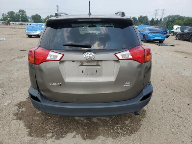 JTMBFREV2FD134395 - 2015 TOYOTA RAV4 LE BROWN photo 6