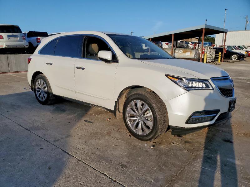 5FRYD3H44EB007847 - 2014 ACURA MDX TECHNOLOGY 白色 照片 4