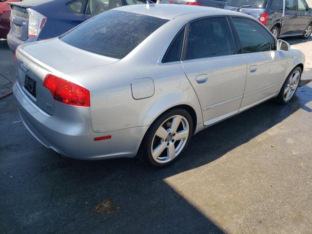 WAUEH78E57A042866 - 2007 AUDI A4 S-LINE 3.2 QUATTRO SILVER photo 3