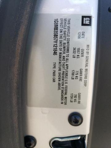 1G8MB35B57Y121846 - 2007 SATURN SKY GRAY photo 12