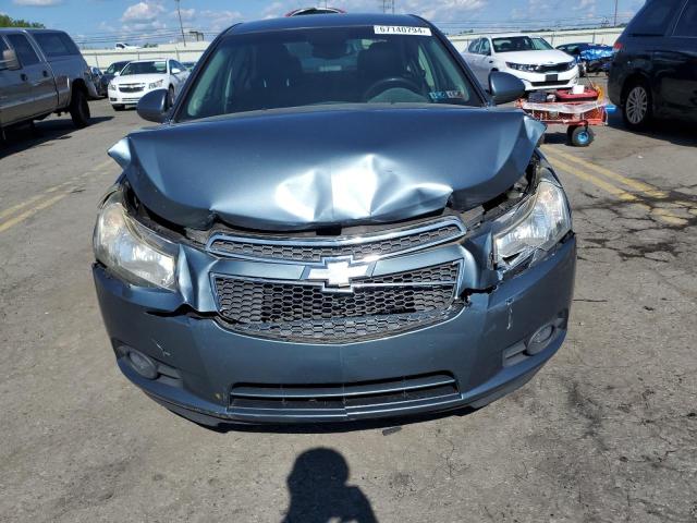 1G1PF5SC4C7356196 - 2012 CHEVROLET CRUZE LT BLUE photo 5