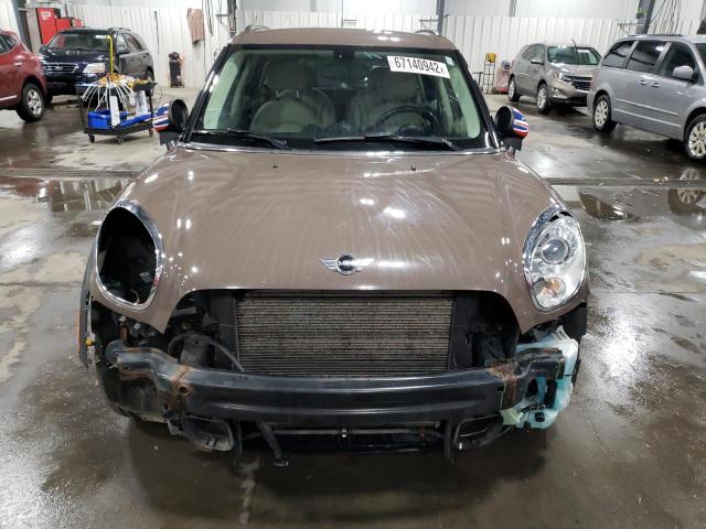 WMWZC5C58BWL53571 - 2011 MINI COOPER S COUNTRYMAN BROWN photo 5