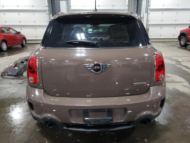 WMWZC5C58BWL53571 - 2011 MINI COOPER S COUNTRYMAN BROWN photo 6