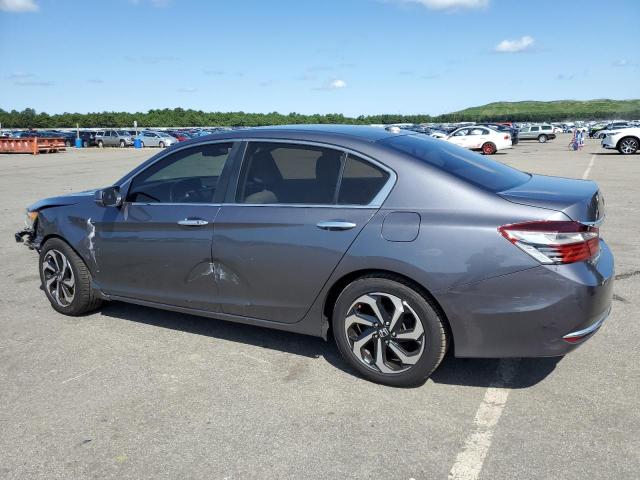 1HGCR2F8XHA307842 - 2017 HONDA ACCORD EXL GRAY photo 2