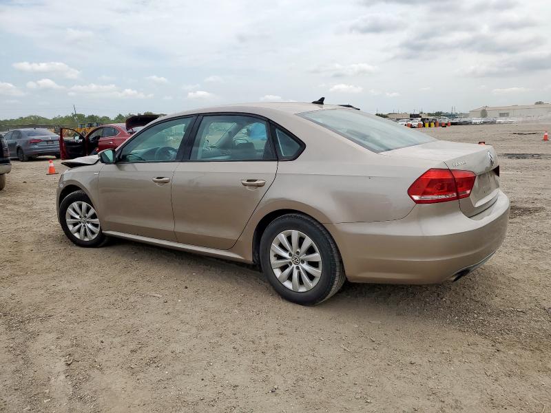 1VWAT7A35FC057232 - 2015 VOLKSWAGEN PASSAT S TAN photo 2