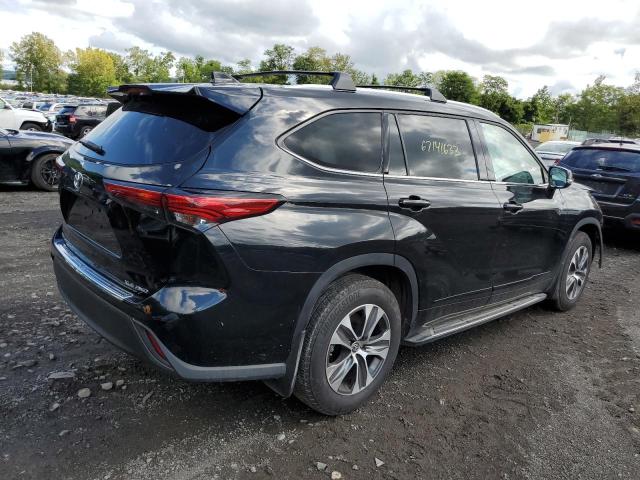 5TDGZRBH0NS597618 - 2022 TOYOTA HIGHLANDER XLE Qara foto 3