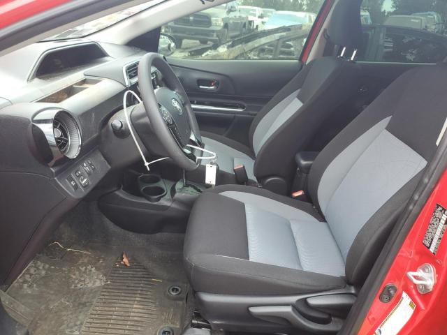 JTDKDTB32J1607373 - 2018 TOYOTA PRIUS C Czerwony zdjęcie 7