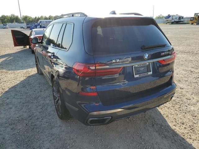 5UXCX6C09N9J04835 - 2022 BMW X7 M50I BLUE photo 2