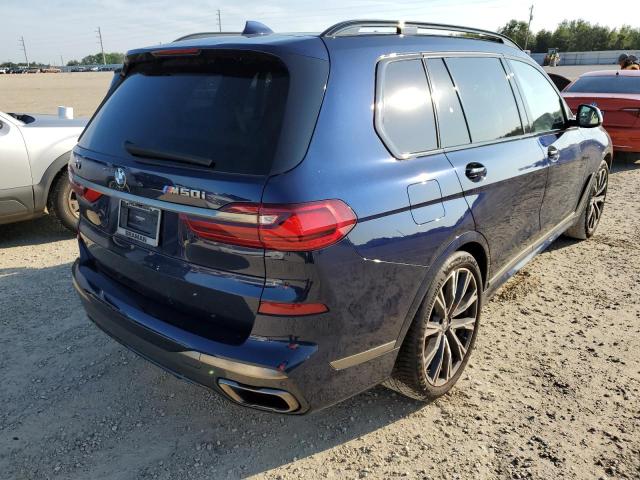 5UXCX6C09N9J04835 - 2022 BMW X7 M50I BLUE photo 3