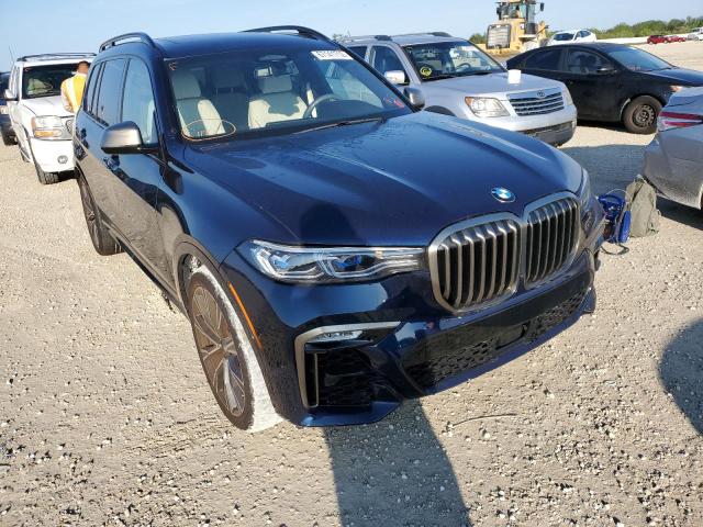 5UXCX6C09N9J04835 - 2022 BMW X7 M50I BLUE photo 4