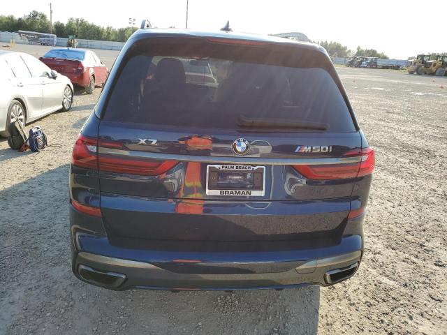 5UXCX6C09N9J04835 - 2022 BMW X7 M50I BLUE photo 6