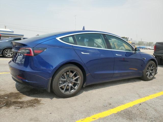5YJ3E1EBXLF746430 - 2020 TESLA MODEL 3 BLUE photo 3