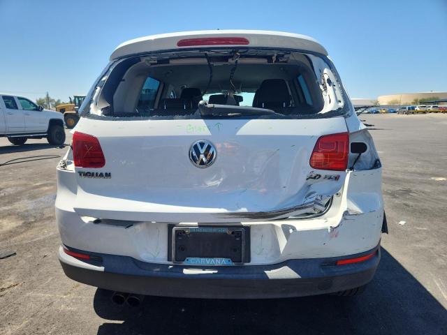WVGAV3AX9EW575006 - 2014 VOLKSWAGEN TIGUAN S WHITE photo 6