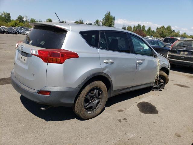 2T3ZFREV0EW081471 - 2014 TOYOTA RAV4 LE SILVER photo 3