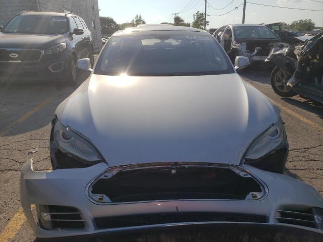 5YJSA1BG0DFP04793 - 2013 TESLA MODEL S SILVER photo 5