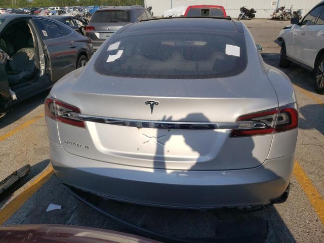 5YJSA1BG0DFP04793 - 2013 TESLA MODEL S SILVER photo 6