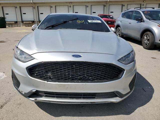 3FA6P0LU8KR221438 - 2019 FORD FUSION SE SILVER photo 5