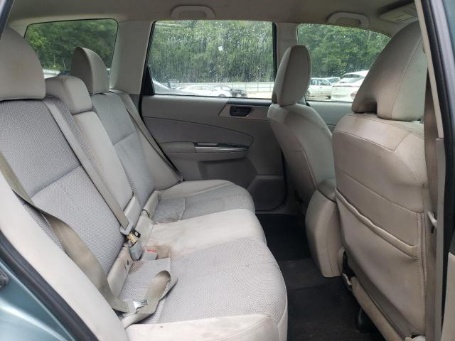 JF2SHBBC2BH753877 - 2011 SUBARU FORESTER 2.5X Синьо-зелений фото 11