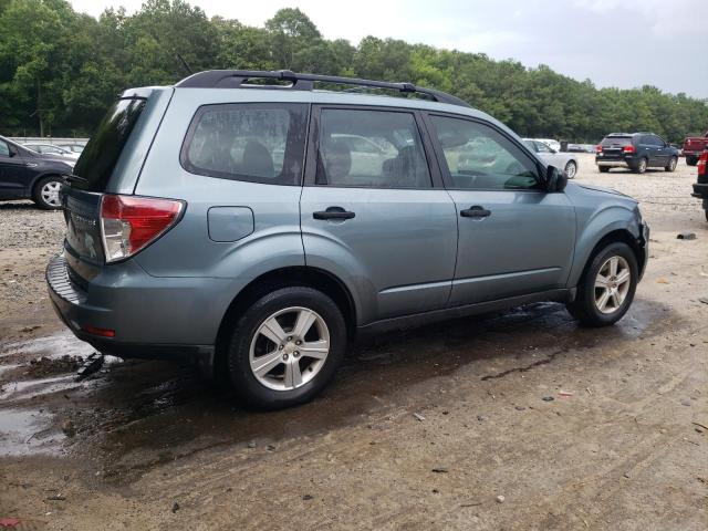 JF2SHBBC2BH753877 - 2011 SUBARU FORESTER 2.5X Синьо-зелений фото 3