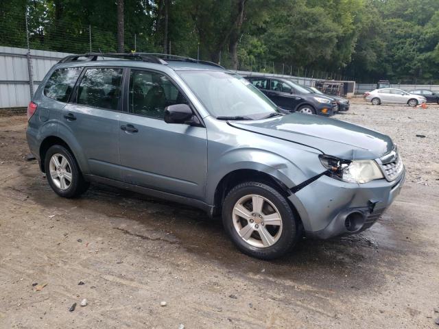 JF2SHBBC2BH753877 - 2011 SUBARU FORESTER 2.5X Синьо-зелений фото 4