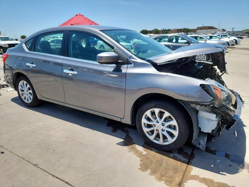 3N1AB7AP6KY369010 - 2019 NISSAN SENTRA S GRAY photo 4