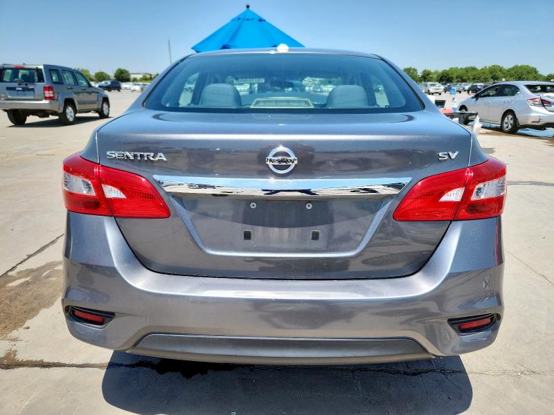 3N1AB7AP6KY369010 - 2019 NISSAN SENTRA S GRAY photo 6