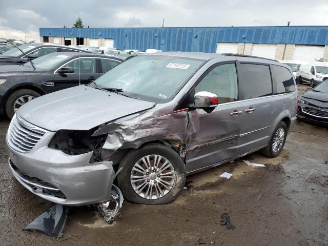 2C4RC1CG4DR589465 - 2013 CHRYSLER TOWN & COU TOURING L GRAY photo 1