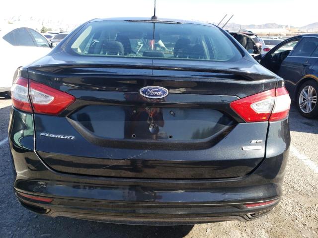 3FA6P0H94FR125980 - 2015 FORD FUSION SE BLACK photo 6