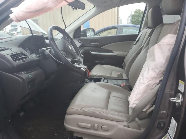 5J6RM4H78DL024873 - 2013 HONDA CR-V EXL GRAY photo 7