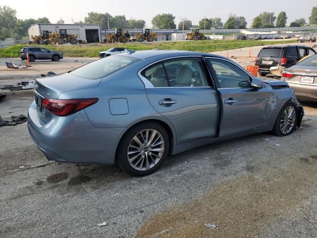 JN1EV7AR9KM559414 - 2019 INFINITI Q50 LUXE 银色 照片 3