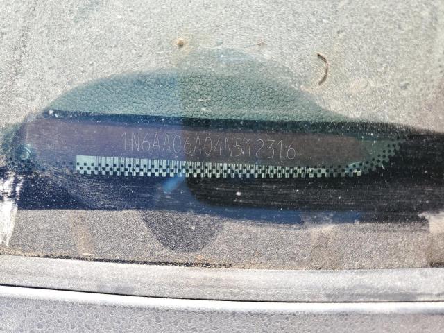 1N6AA06A04N512316 - 2004 NISSAN TITAN XE თეთრი ფოტო 12