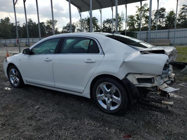 1G1ZH57B084220482 - 2008 CHEVROLET MALIBU 1LT WHITE photo 2