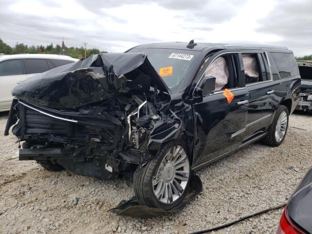 1GYS4KKJ0GR375949 - 2016 CADILLAC ESCALADE ESV PLATINUM შავი ფოტო 1