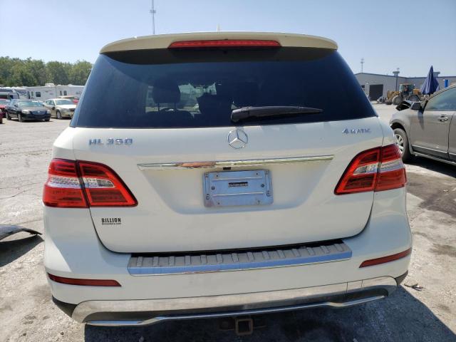 4JGDA5HBXDA209632 - 2013 MERCEDES-BENZ ML 350 4MATIC WHITE photo 6