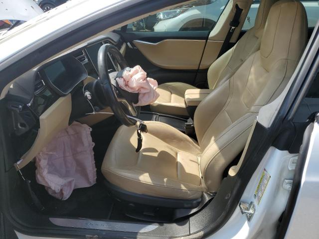 5YJSA1E20GF155794 - 2016 TESLA MODEL S WHITE photo 7