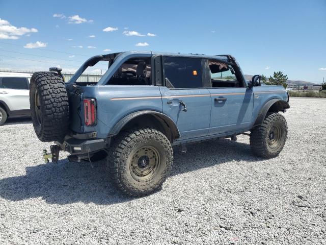 1FMEE5DP8PLC10572 - 2023 FORD BRONCO BASE BLUE photo 3