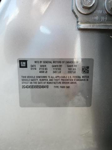 2G4GK5EX6E9249410 - 2014 BUICK REGAL SILVER photo 13