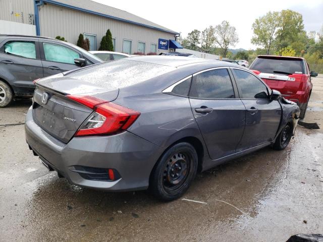 2HGFC2F84KH554653 - 2019 HONDA CIVIC SPORT GRAY photo 3