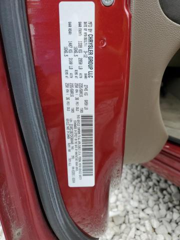 2C4RC1BG7CR300448 - 2012 CHRYSLER TOWN & COU TOURING 红色 照片 13